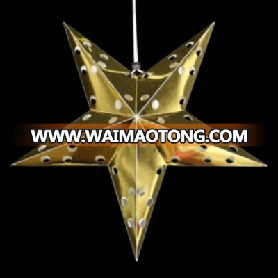 Decoration Hanging Paper Star Christmas Ornament paper star lantern