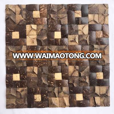 coconut shell mosaic for home decortions