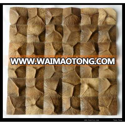 Metope adornment coconut mosaic tile