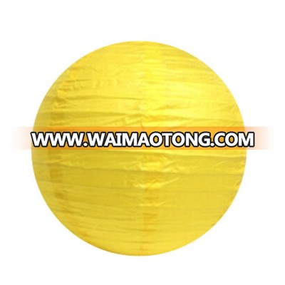 gold yellow paper lanterns hanging wedding decorative