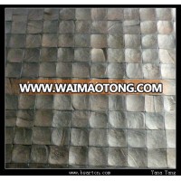 Eco-friendly wood mosaic tile for indoor decoration