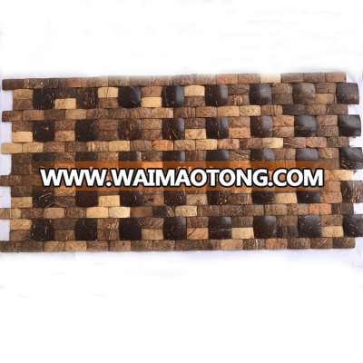 Wall tile room decorative Coconut shell mosaic